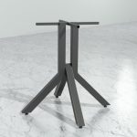 Base Azteca cruz pedestal para mesa