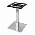 Base pedestal Plato 50x50 cm acero Inox