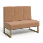 Booth Irlanda para restaurante base metal