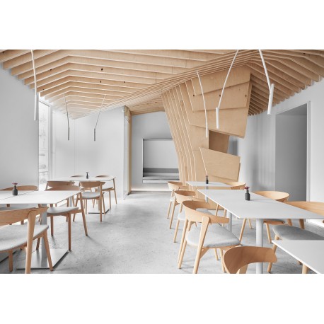 Cubierta 75x75 cm Corian color blanco