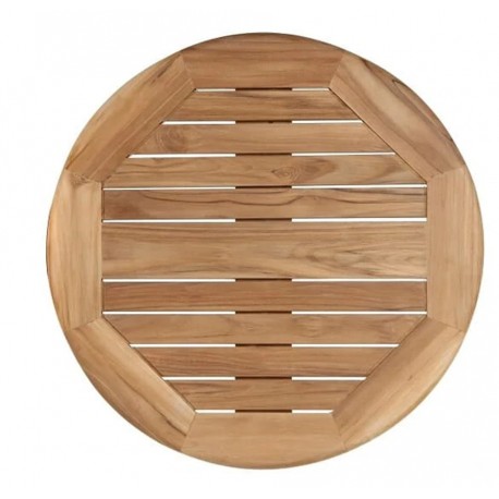 Cubierta 80 cm diametro madera de teka