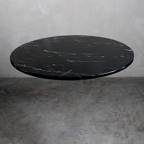 Cubierta 80 cm diametro Marmol Negro...