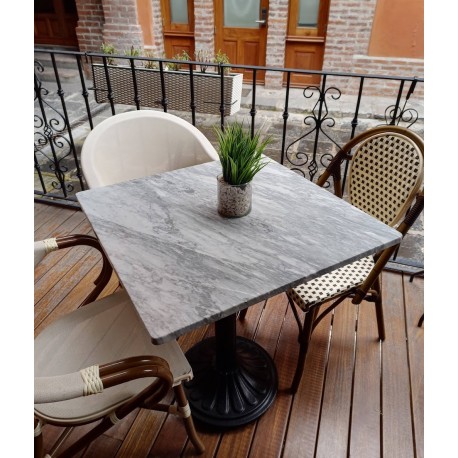 Cubierta 80x80 Marmol Blanco