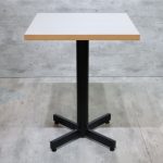 Mesa 60x60 cm equs melamina para restaurante