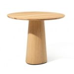 Mesa 80 cm diametro con base cónica