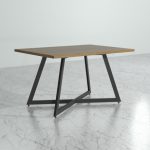 Mesa Alondra 80x120 cm base de Metal