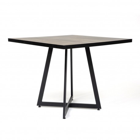 Mesa Alondra 80x80 cm base de Metal