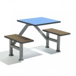 Mesa fast food Basica 2 personas