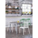 Mesa Oslo para exterior 65x65 en resina...