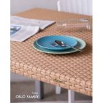 Mesa Oslo para exterior 95x95 en resina...