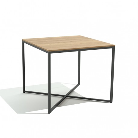 Mesa squadra "x" 80x80 cm