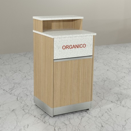 Mueble contenedor para basura areas de...