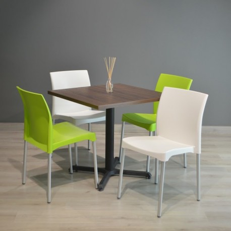 Paquete Hit de 4 sillas y Mesa 80x80