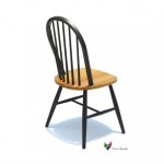 Silla de metal windsor curva