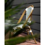 Silla Nantes estilo Bistro de Aluminio con...