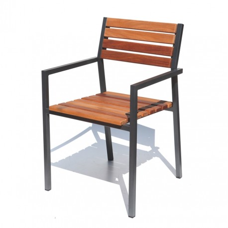 Silla Piaceri cumaru exterior