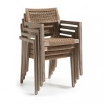 Silla Sonia de madera para exterior