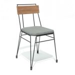 Silla Vegonia de metal